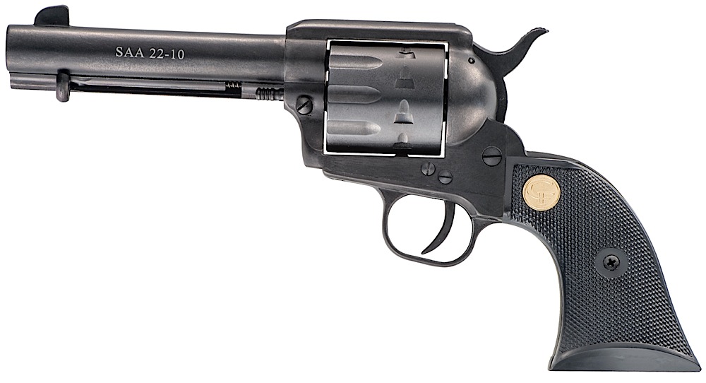 Chiappa SAA 1873 10 Round 4.75-inch .22 LR Blue/Black Revolver