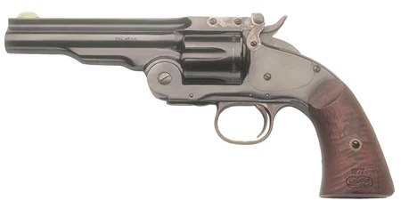 Cimarron Model No. 3 Schofield 5-Inch .45 Colt Blue/Black Revolver