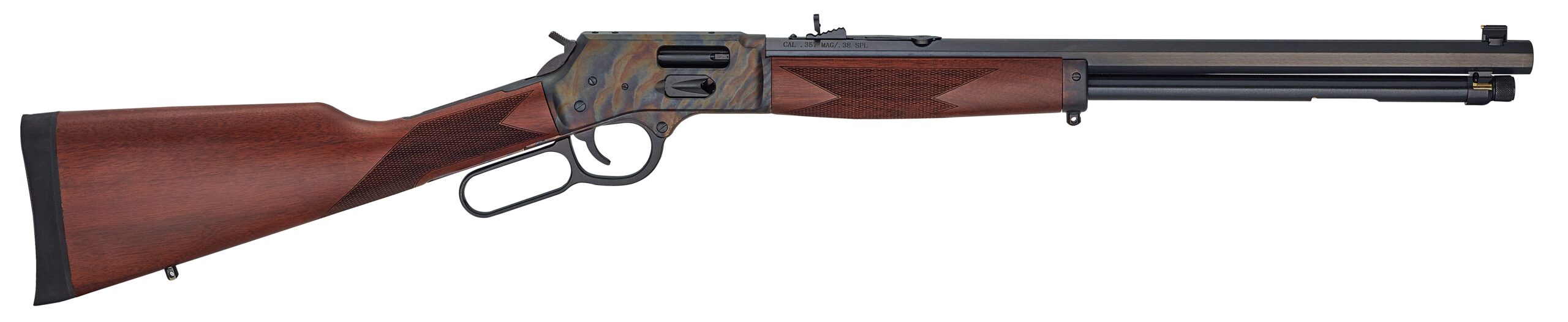 HENRY Big Boy 45 LC 20" 10rd Lever Action Rifle w/ Octagon Barrel - Case Hardened / Blue / Walnut