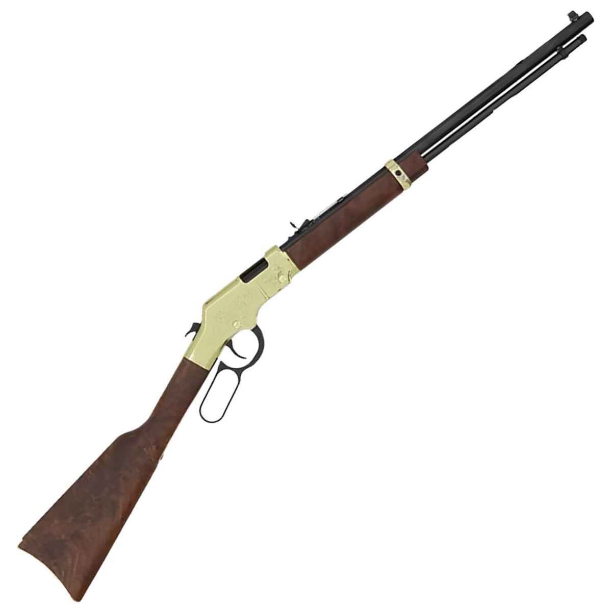 Henry Golden Boy Deluxe 4th Edition 17 HMR Engraved Brasslite Lever Action Rifle - 20in