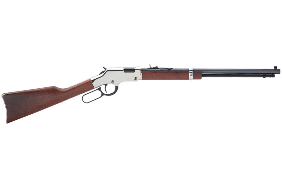 HENRY Silverboy 17 HMR 20" 12rd Lever Action Rifle w/ Octagon Barrel - Blued / Walnut