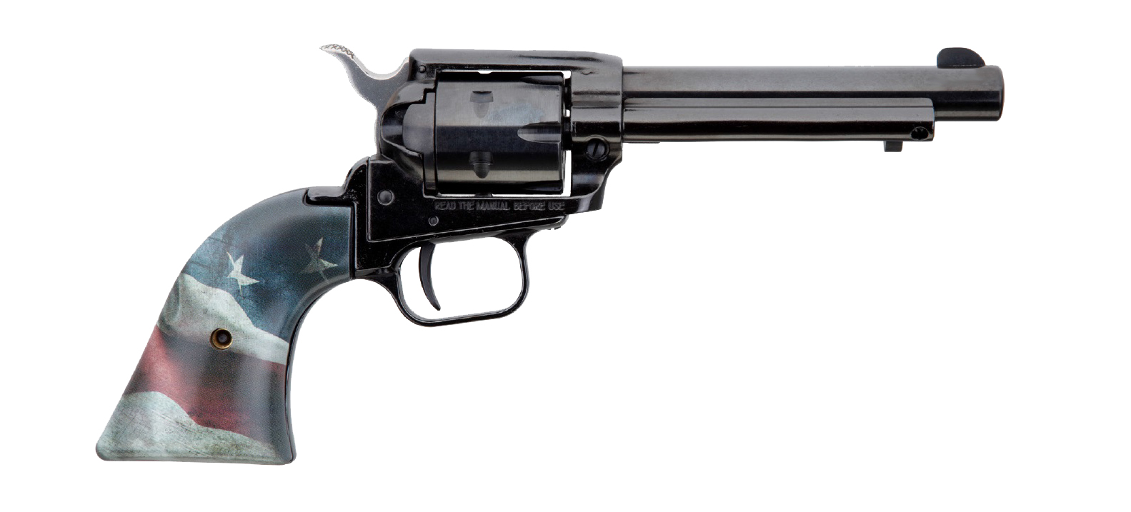 HERITAGE MANUFACTURING Rough Rider 22 LR 4.75" 6rd Revolver - U.S. Flag Grips