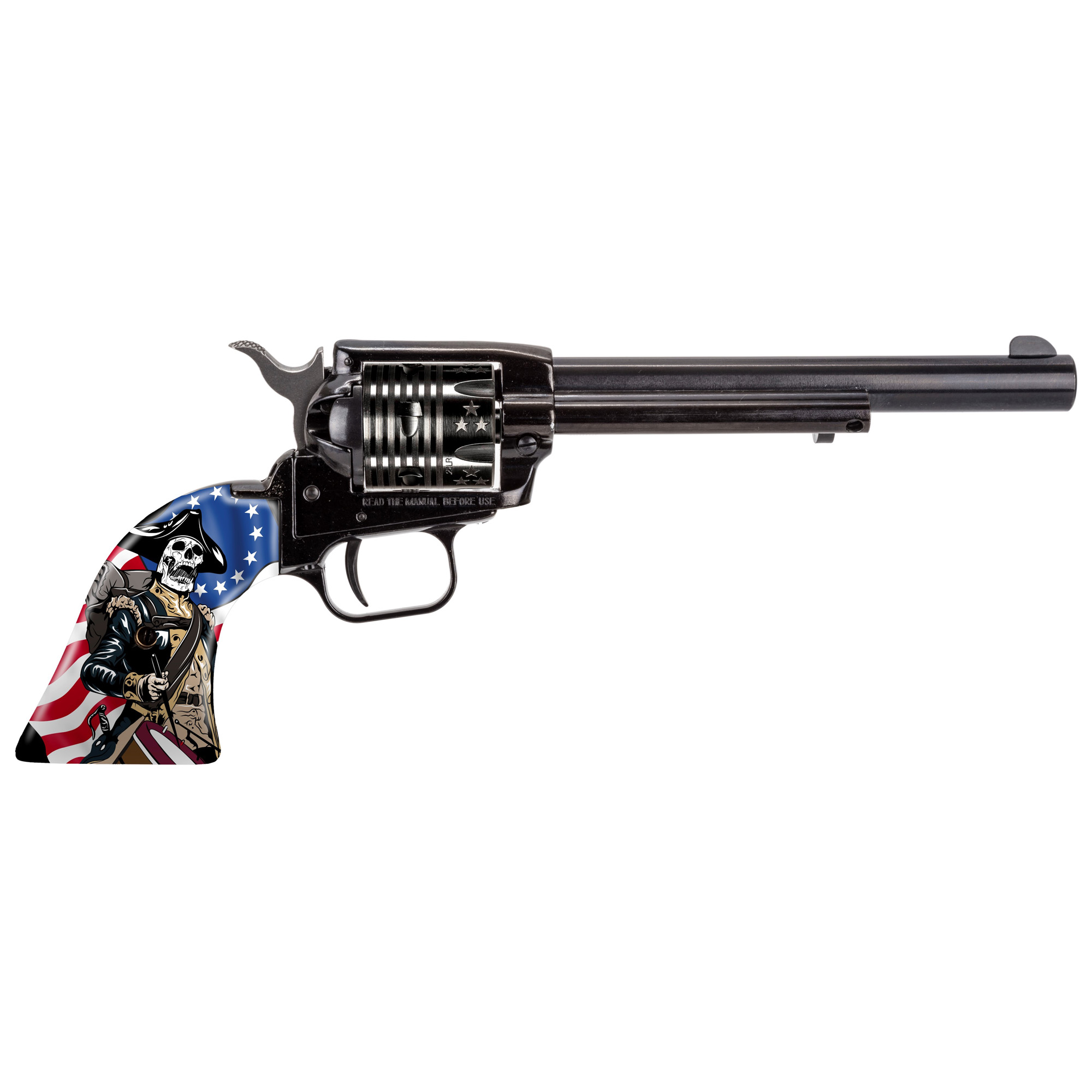 HERITAGE MANUFACTURING Rough Rider 22 LR 6.5" 6rd Revolver - Independence Day / Blued