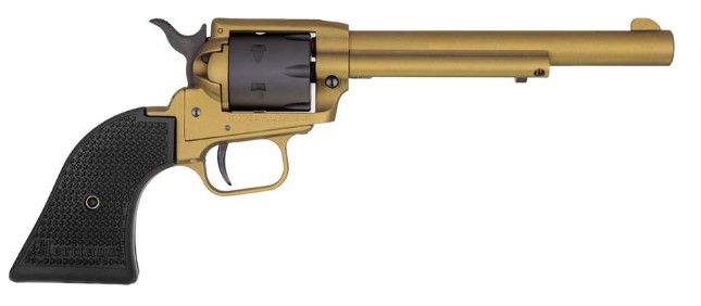 Heritage Manufacturing Rough Rider 6.5-Inch Barrel .22 LR Gold Revolver