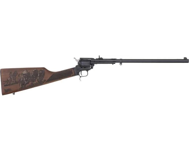 HERITAGE MANUFACTURING Rough Rider Rancher 22 LR 16.1" 6rd Revolver Rifle - Buffalo Hunt Engraving