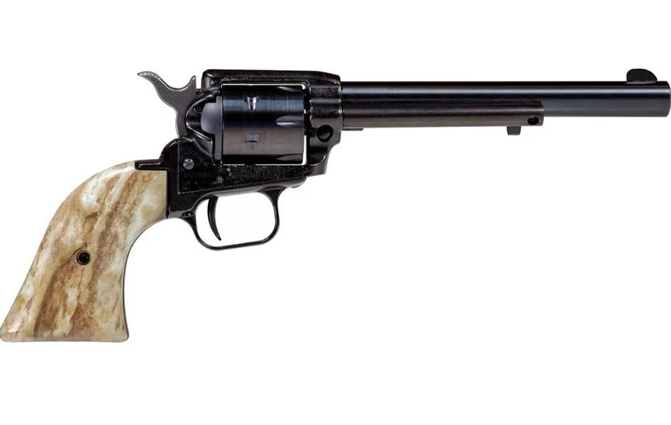 HERITAGE MANUFACTURING Rough Rider Small Bore 22 LR 6.5" 6rd Revolver - Blued | Stag Handles