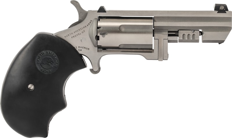 North American Arms Recluse NAA-RECLUSE Revolver .22 Magnum 2" 5Rd Single Action XS Sights Swing-Out