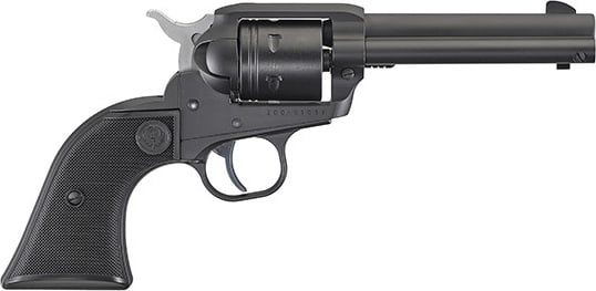 Ruger 2002 Wrangler 4.62 Black Revolver - Western Style Revolver, Single Action, 6 Shot