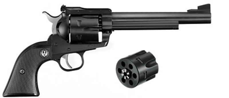 RUGER Blackhawk Convertible 357 Mag / 9mm 6.5" 6rd Revolver - Black