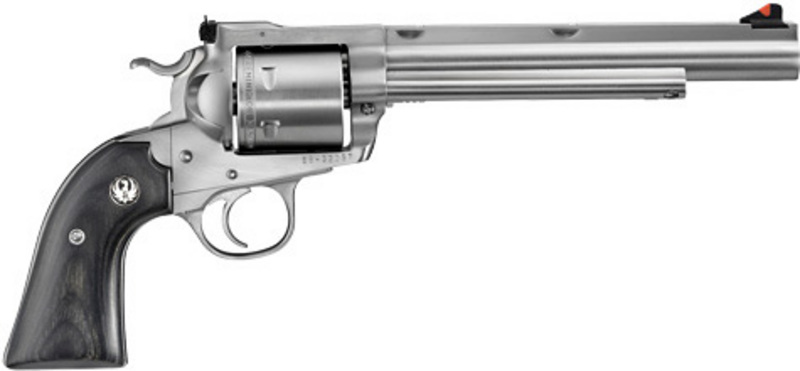 RUGER Super Blackhawk Hunter 44 Rem Mag 7.5" 6rd Revolver - Stainless | Bisley Laminate Grips
