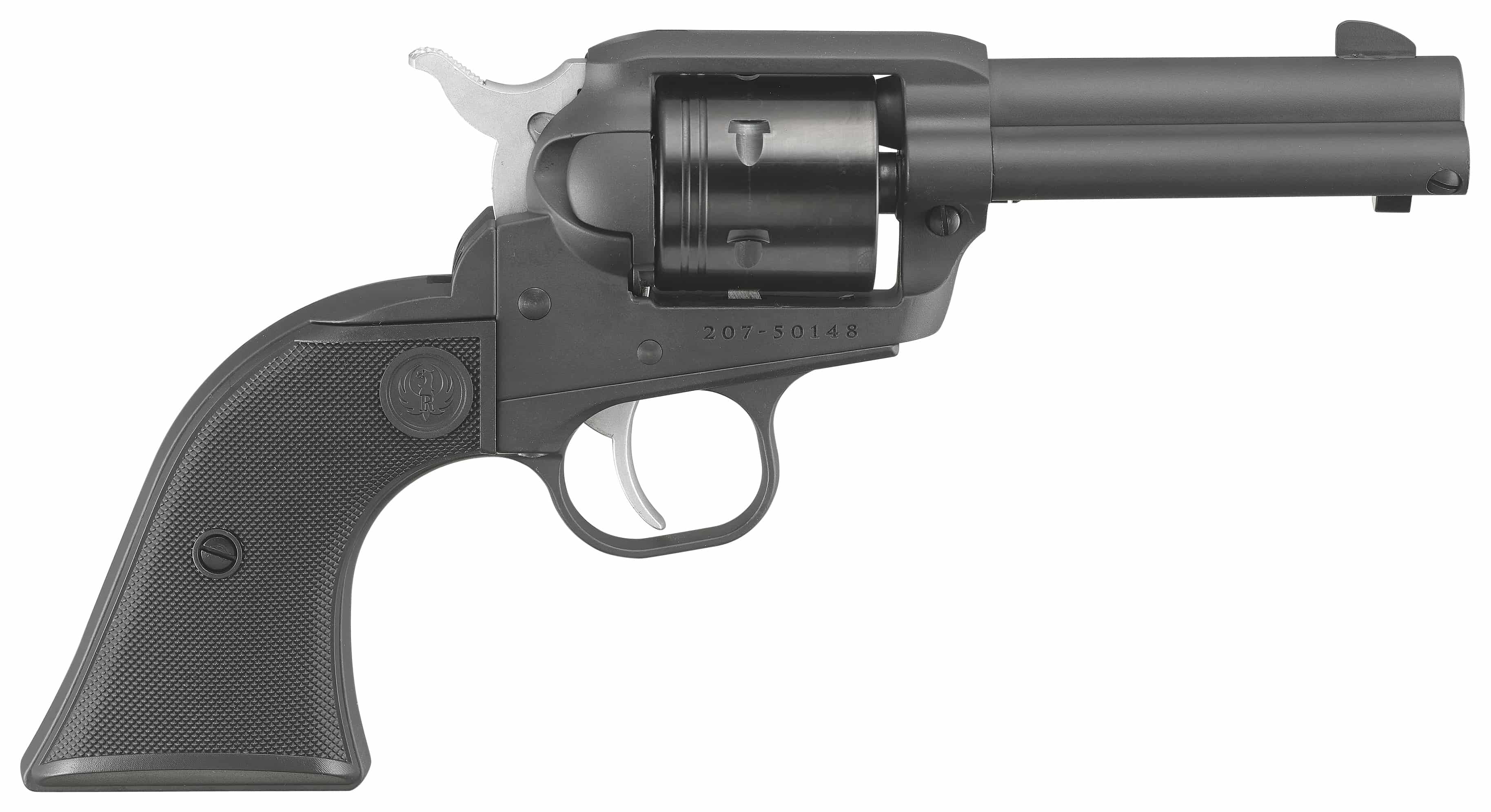 RUGER WRANGLER 22 LR 3.75in 6rd Revolver - Black
