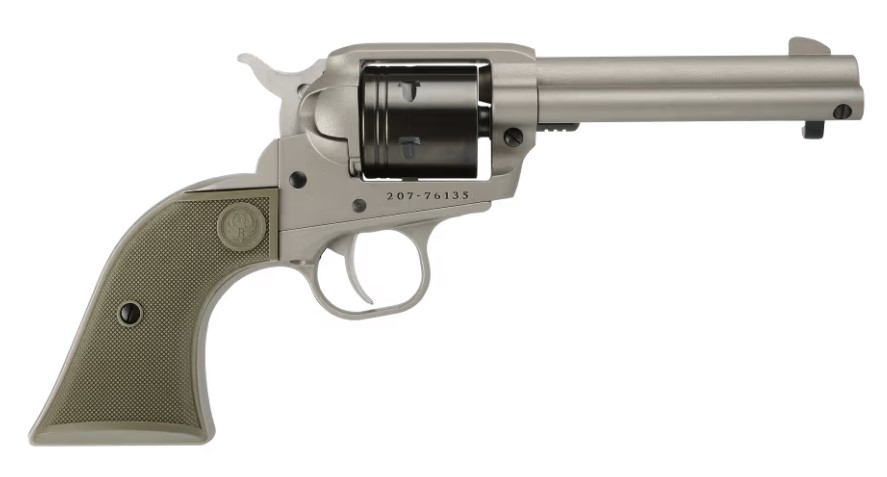 Ruger WRANGLER 22 LR 4.62" 6rd - Silver Cerakote