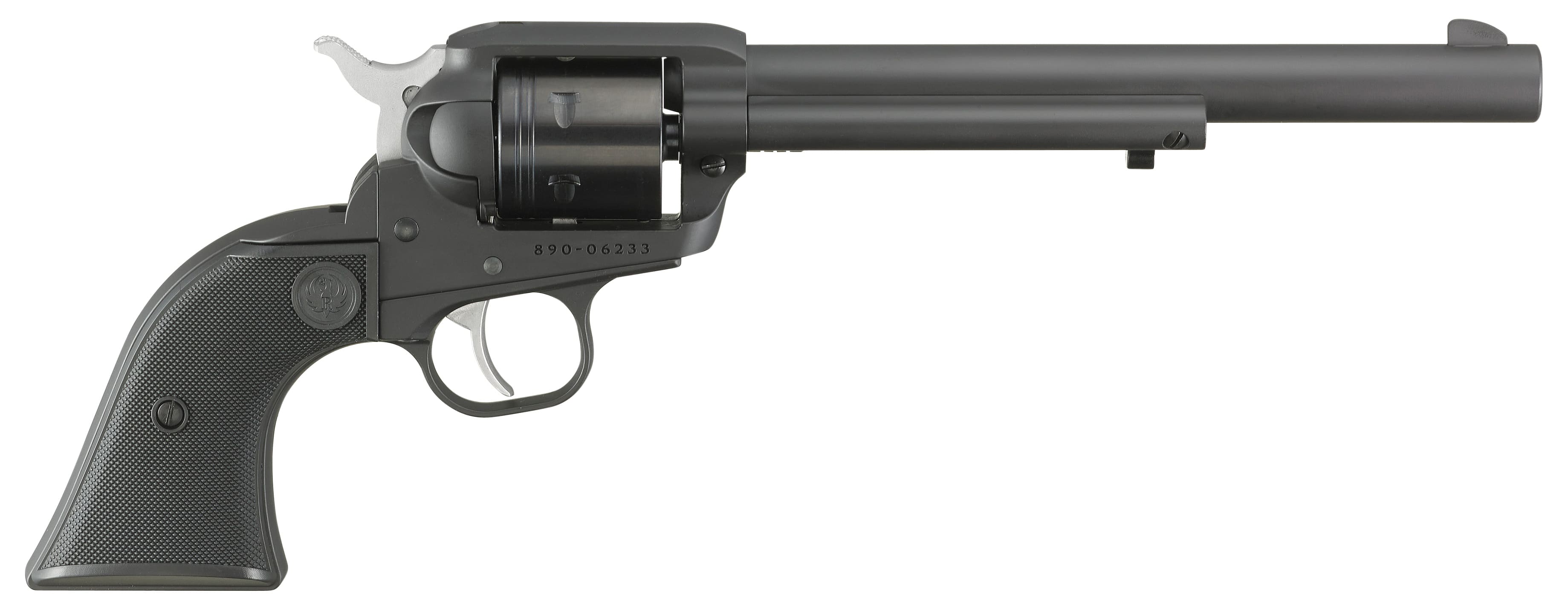 RUGER Wrangler 22LR 7.5" 6rd Revolver - Black