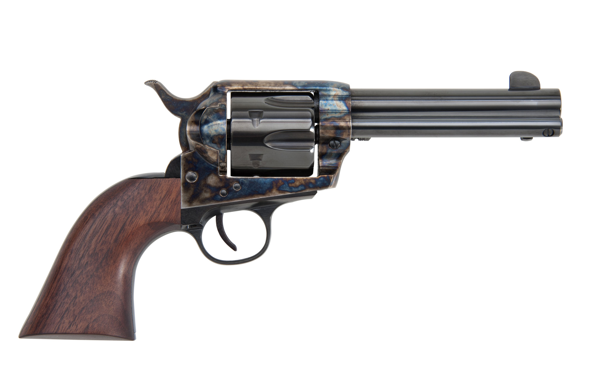TRADITIONS Frontier 1873 357 Mag / 38 Spl 4.75" 6rd Single Action Revolver - Color-Case Hardened