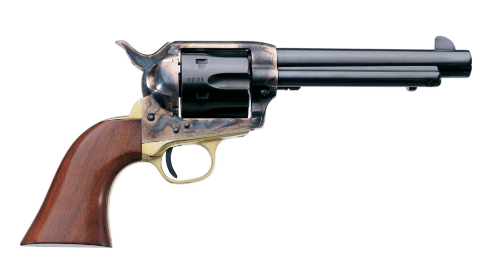 UBERTI 1873 Cattleman II 45LC 5.5" 6rd Revolver - Blued / Case Hardened / Walnut