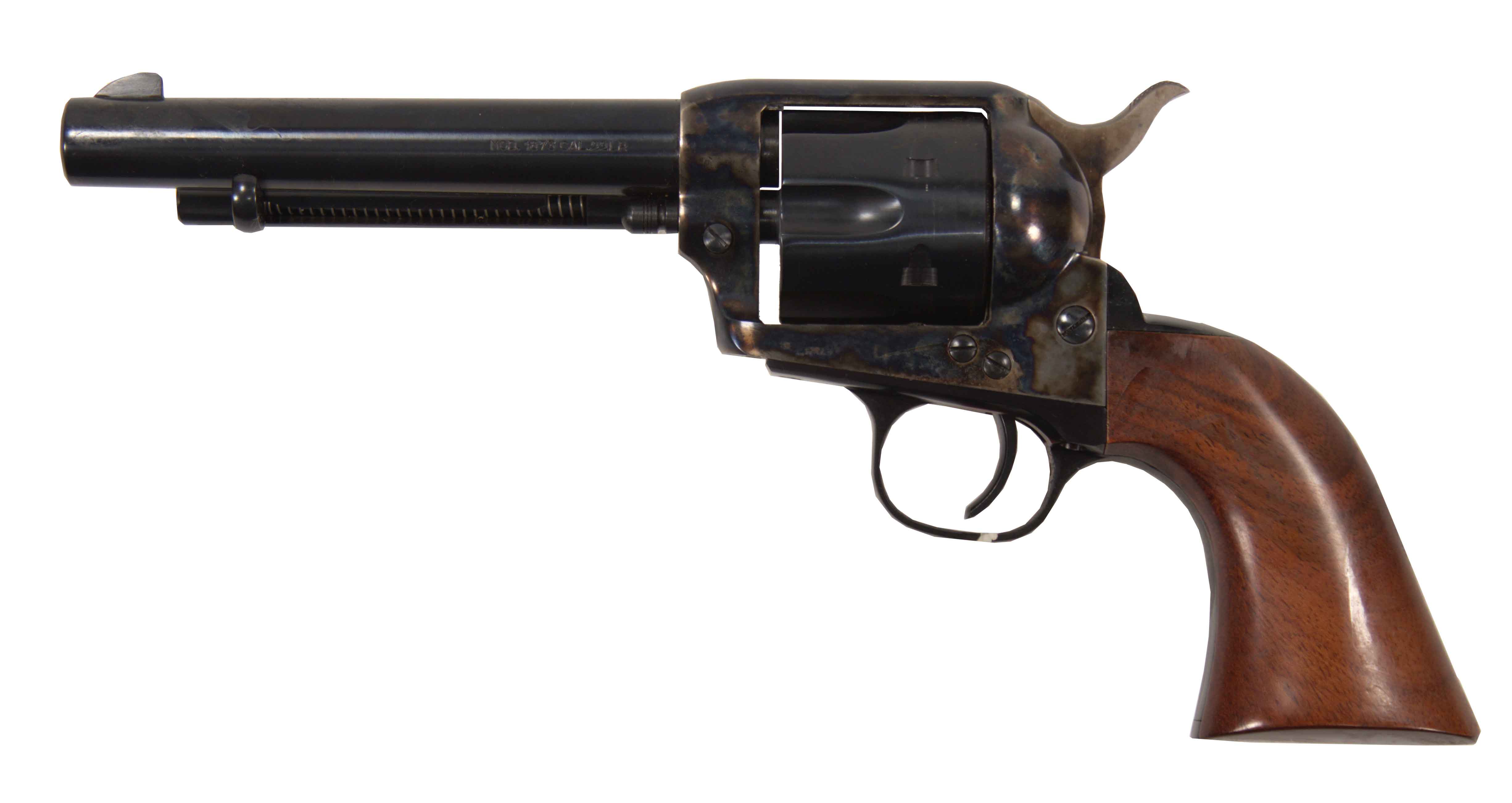 UBERTI 1873 Horseman 22 LR 5.5" 6rd - Case Hardened - FACTORY BLEM